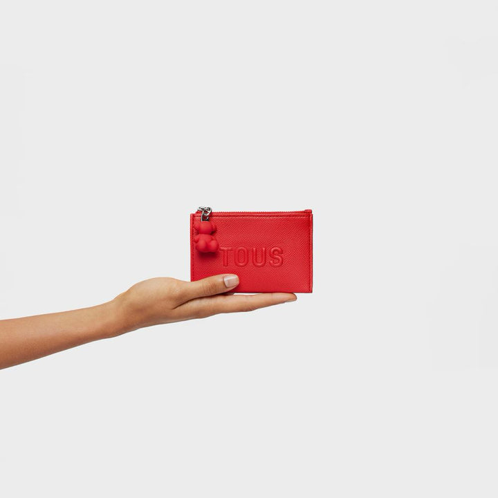 Monedero tarjetero rojo Brenda