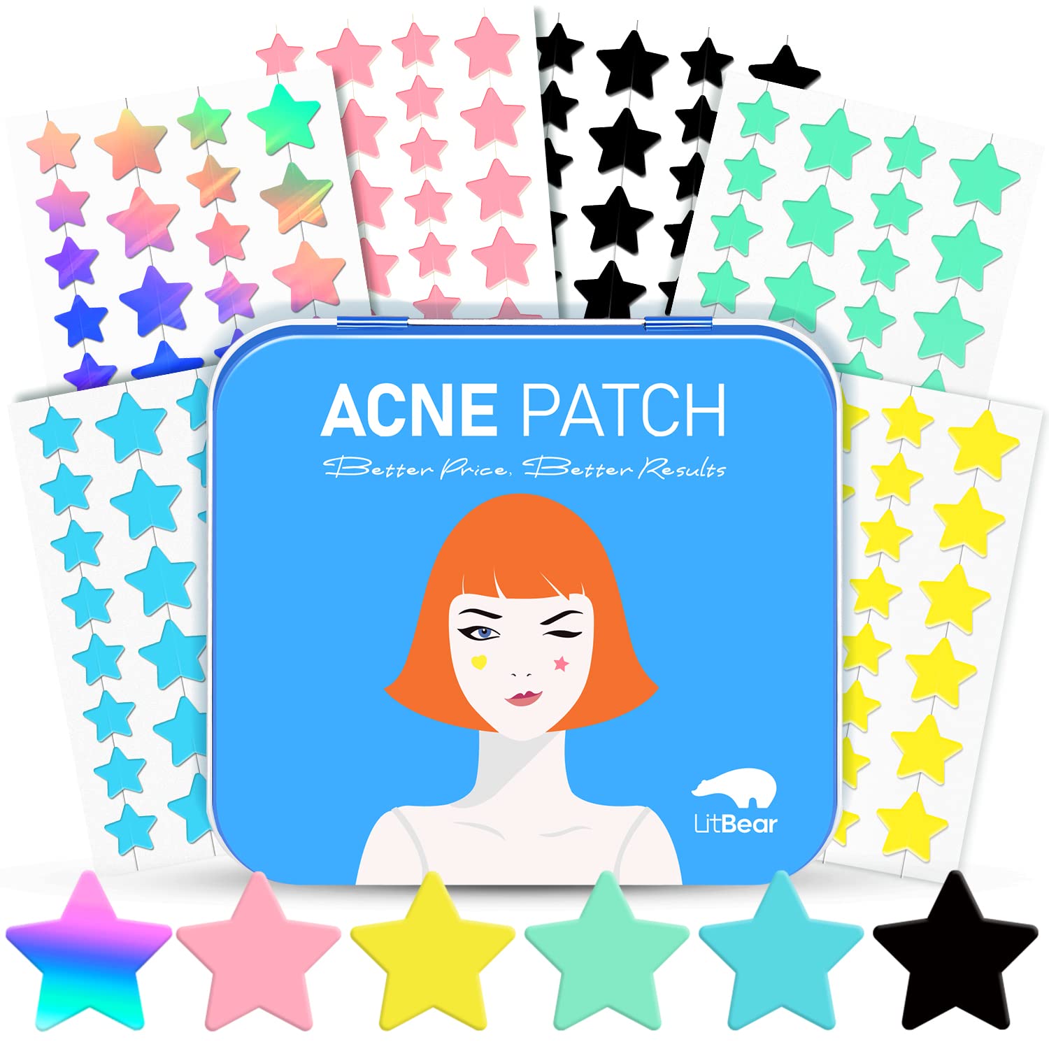Pimple Patch. parches para espinillas de colores